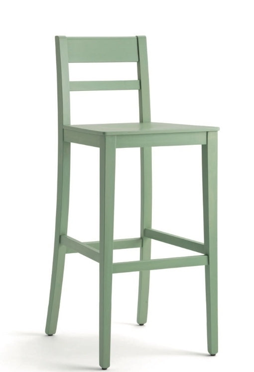Moderner Holzschemel