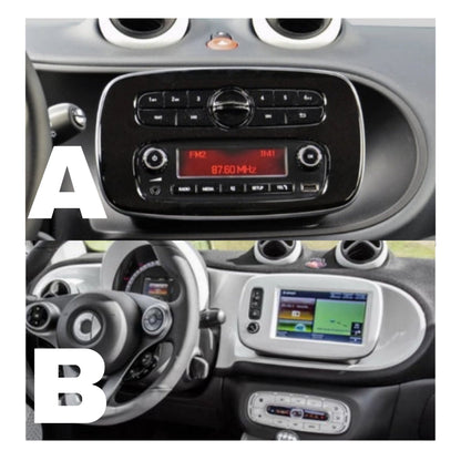 Autoradio per Smart 453 7" (2014-2020) Android, Bluetooth, CarPlay, Android Auto, 2GB/4GB/6GB/8GB Ram