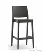 HS.65 Stool Anthracite polypropylene with fiberglass
