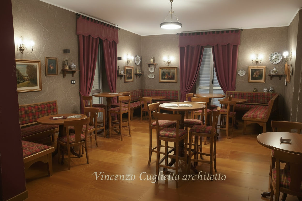 Angolo Panca 153x153 per Arredo Pub Paninoteca Roma Bergamo Pavia Grosseto Aosta Biella Torino