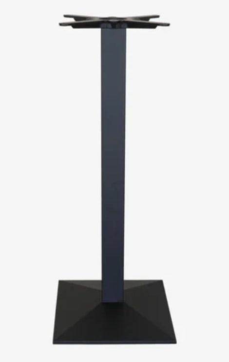 Cast iron table base for high tables for bars and restaurants