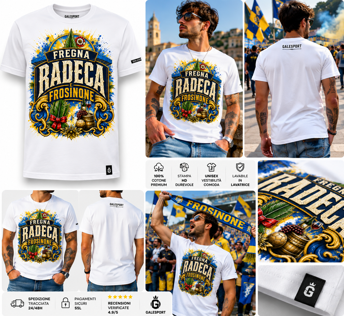 Fregna • Radeca e Frosinone – T-Shirt Streetwear | GALESPORT