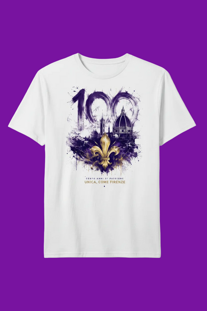 Firenze 100 – T-Shirt Centenario Viola 1926–2026 | GALESPORT