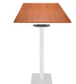 Square 80x80 central base bar restaurant table Pesaro