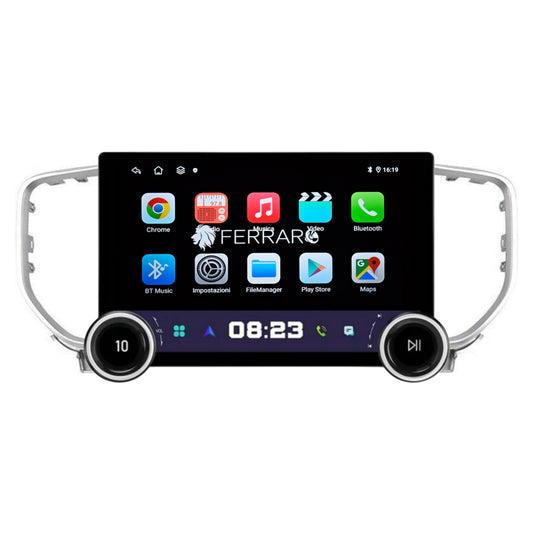 Car radio for Kia Sportage 4 QL 11.8" 2K (2016-2021) Android, Bluetooth, CarPlay, Android Auto, 4/64GB RAM