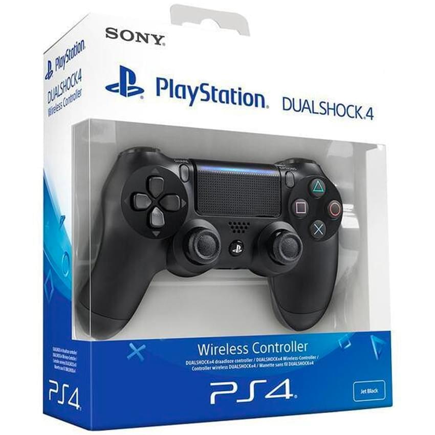 Sony DUALSHOCK 4 WIRELESS V2 Controller JET BLACK PS4 NERO JOYPAD PLAYSTATION 4