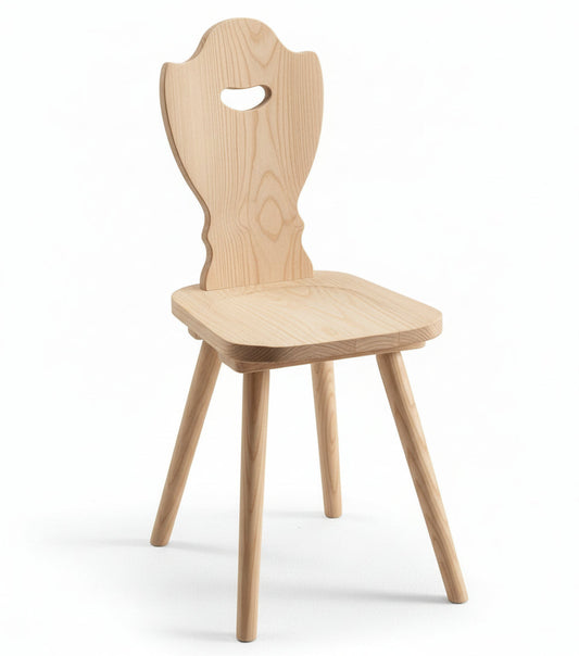 Sedia tirolese bolzano in Legno di Pino - Stile Tirolese