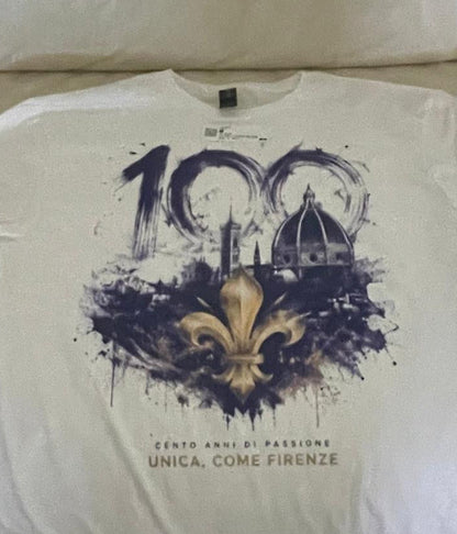 Firenze 100 – T-Shirt Streetwear Centenario Viola | GALESPORT