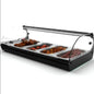 Heated Bain-Marie Countertop Display Case 4 Trays - For Bars and Restaurants