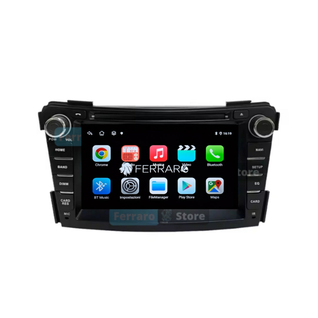 (PRENOTA) Autoradio per Hyundai i40 7" (2011-2019) Android, Bluetooth, CarPlay, Android Auto, 4GB/8GB Ram