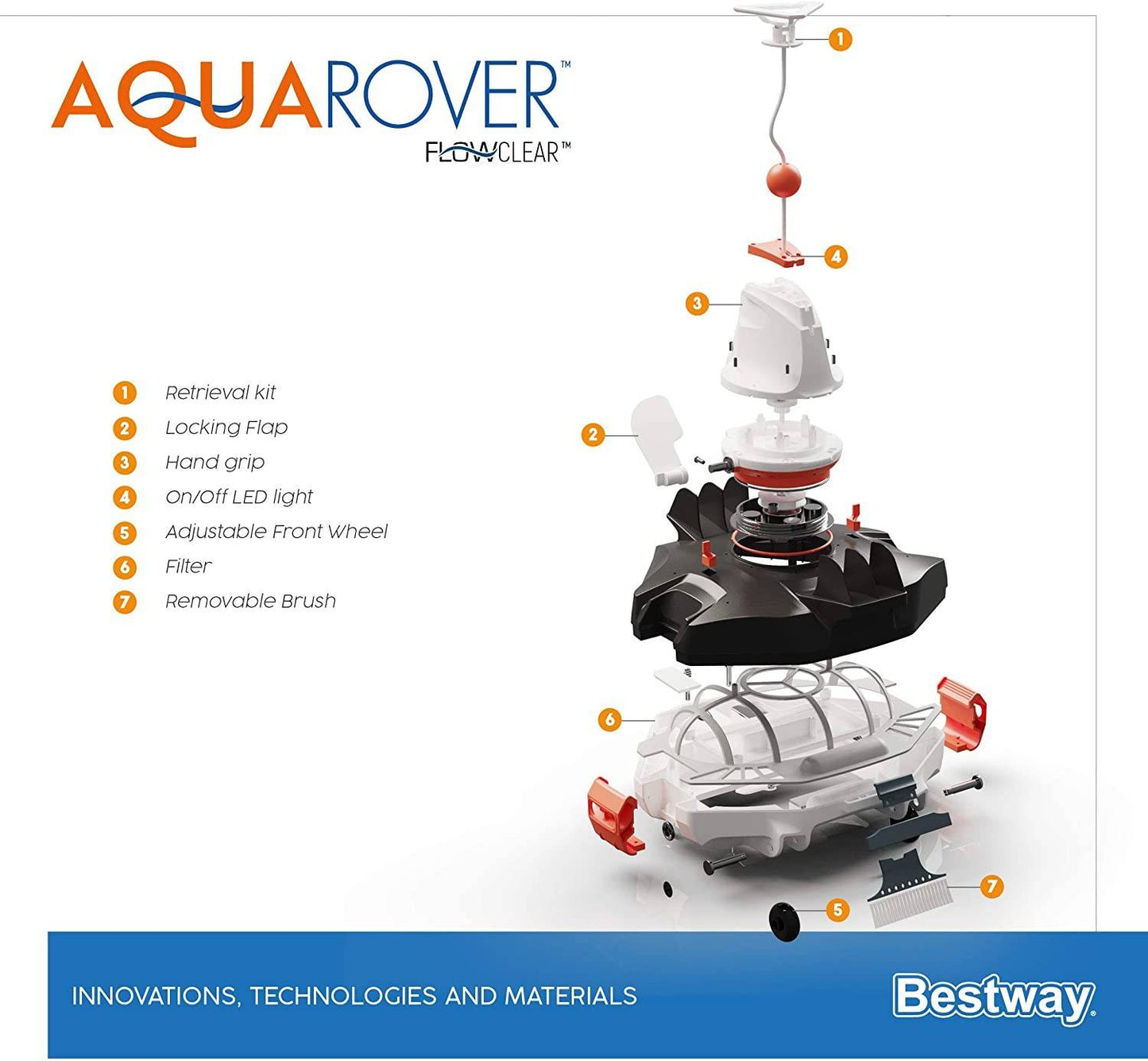 ROBOT 58622  Acquarover Bestway automatico