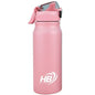 STAINLESS STEEL THERMAL WATER BOTTLE 500ml THERMOS BOTTLE WITH STRAW 12-24h PINK
