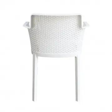 Poltrona Cathy - Poltrona impilabile in polipropilene - Dimensioni: 60x58x76.5cm