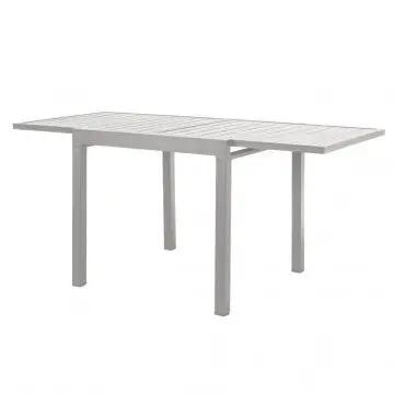 Tavolo Hawaii allungabile in alluminio - 90/180 x 90
