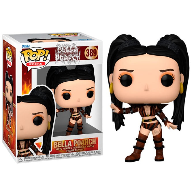 Funko Pop ! Rocks - (389) Bella Poarch (Inferno) Tik Toker Figure 9Cm