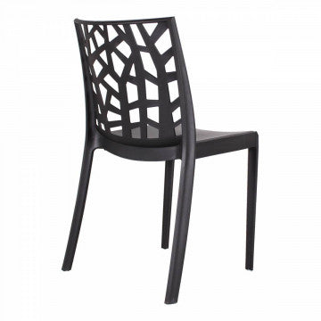 Sedia Matrix - Sedia impilabile in polipropilene con tappi antiscivolo cm 55 x 47 x 82 h