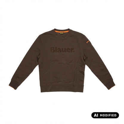 Blauer felpa girocollo da uomo Crosby 26WBLUF3317 007693 382 marrone
