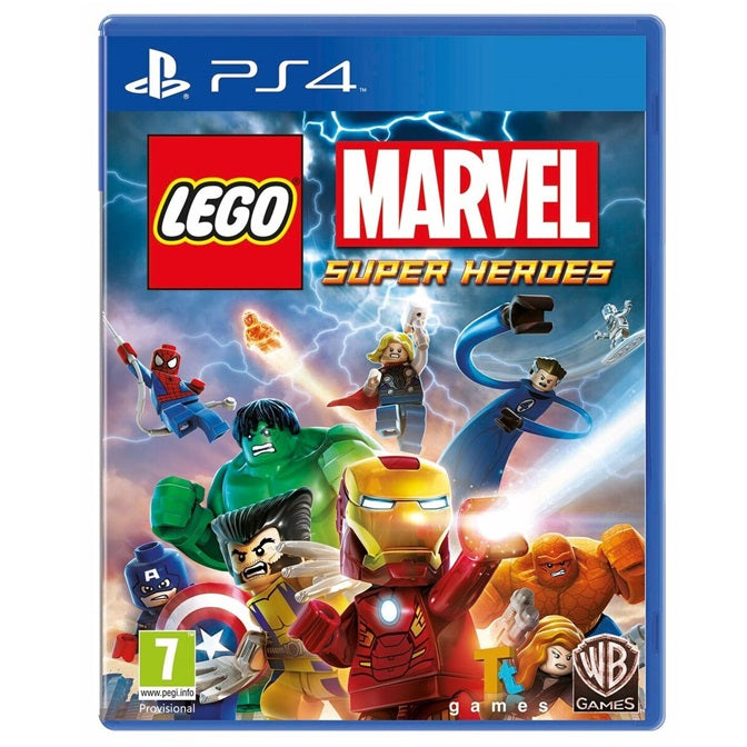 Lego Marvel Super Heroes Ps4 Spiel Videospiel Playstation 4 Italienisch Neu Ita