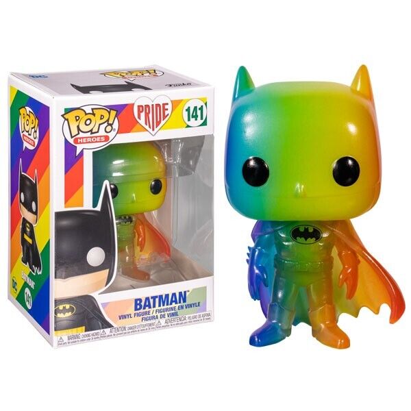 Funko Pop! Heroes - Pride (141) Batman Vinyl Figur 9cm Regenbogen Sammelfigur