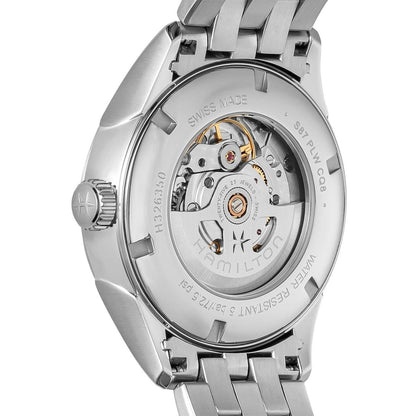 Hamilton Jazzmaster Automatic 42mm – aus Stahl mit Gangreserveanzeige