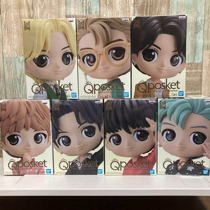 BANPRESTO Q POSKET (BTS) TinyTAN  DINAMITE (BAND COMPLETA) STATUETTE FIGURE PVC