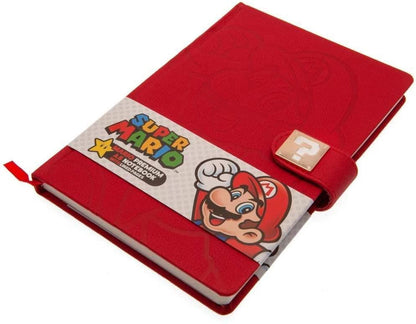 Pyramid Super Mario Bros Notizbuch A5 Premium Burgunderrotes Hardcover-Notizbuch