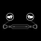 IMBRACATURA FETISH CORDE PIACERE SOTTOMISSIONE SADOMASO NERO BONDAGE