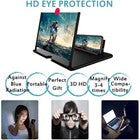LENTE DI INGRANDIMENTO 3D PORTATILE smartphon SCHERMO FILM FOTO CELLULARE 12"