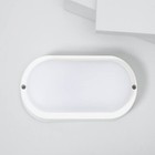 LAMPADA LED DA PARETE APPLIQUE OVALE 18W LUCE FREDDA 6000K INTERNI ESTERNI FC104