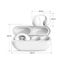 CUFFIE AURICOLARI BLUETOOTH 5.3 TWS ORECCHINO  CLIP CONDUZIONE OSSEA SMATPHONE