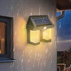 LAMPADA LUCE FARETTO SOLARE FARO ESTERNO SENSORE MOVIMENTO LUCE CALDA CL-228