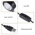 LAMPADA PROIETTORE ATMOSFERA LED TRAMONTO ARCOBALENO LUCE ORIENTABILE USB SUNSET