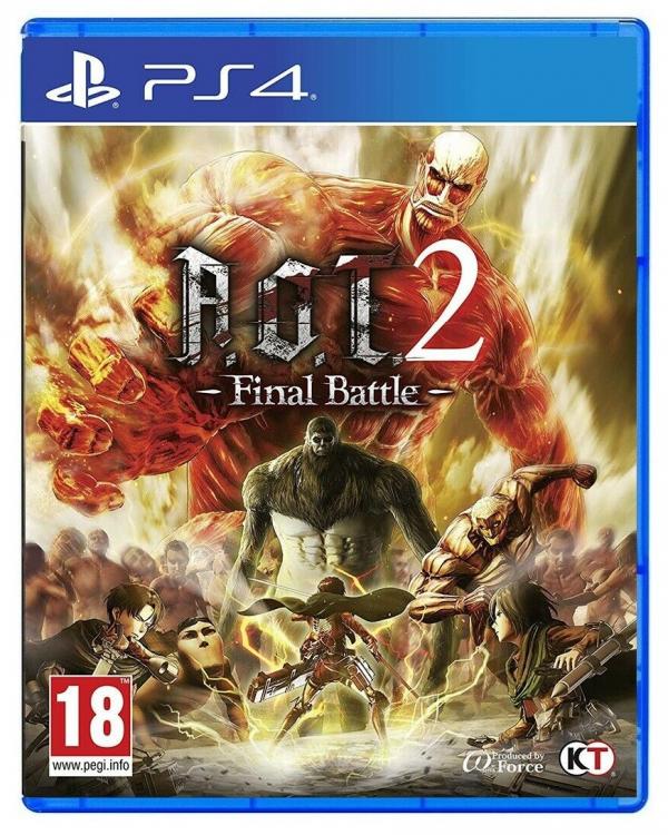 A.O.T. 2 FINAL BATTLE PS4 DEUTSCHES SPIEL ATTACK ON TITAN 2 EU PLAYSTATION 4 AOT