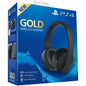 SONY PLAYSTATION 4 GOLD WIRELESS HEADSET 2.0 STEREO GAMING HEADSET VIDEOGAMES PS4