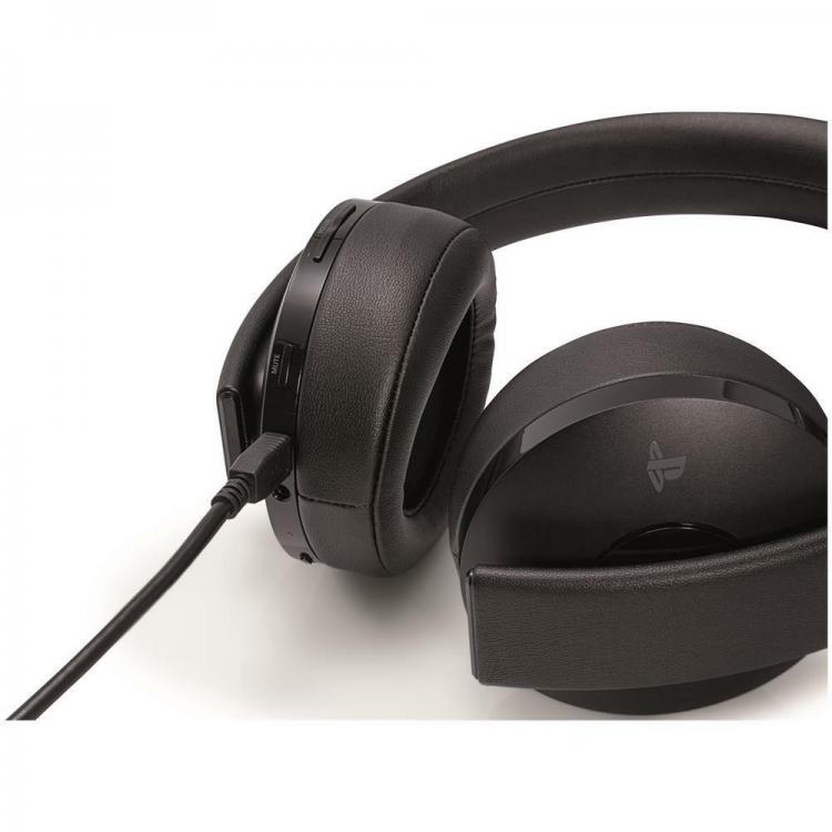 CUFFIE GOLD WIRELESS SONY PLAYSTATION 4 2.0 STEREO GIOCO HEADSET VIDEOGAMES PS4