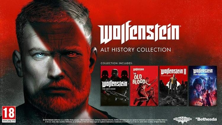 Wolfenstein Alt History Collection Xbox One Gioco Collezione Completa Nuovo Ita