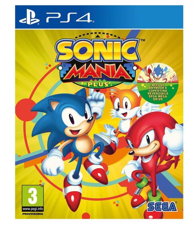 Sonic Mania Plus PS4 Spiel Playstation 4 Italienisch Videospiel Neu Versiegelt