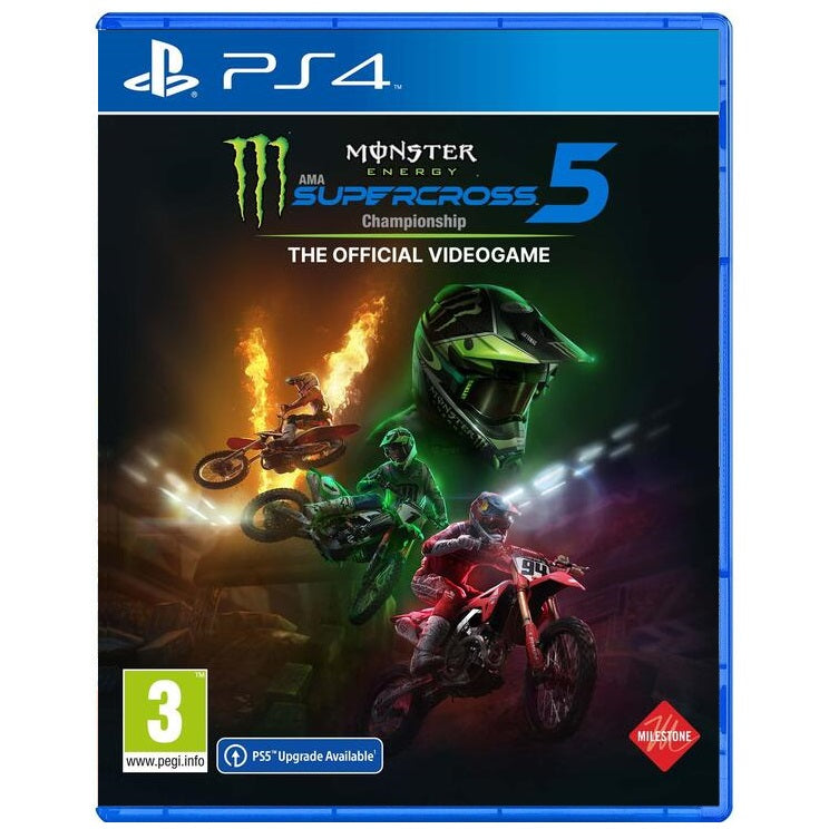 Monster Energy Supercross 5 Ps4 Videogioco PAL Italiano Playstation 4 Nuovo