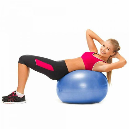 Aufblasbarer Gymnastikball für Übungen im Fitnessstudio und Yoga