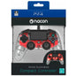 NACON WIRED PS4 CONTROLLER LUMINOUS COMPACT LIGHT EDITION RED LED NEW PAD