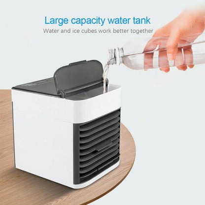 Mini-Klimaanlage, tragbarer Tischventilator, Wasserkühler mit Eis