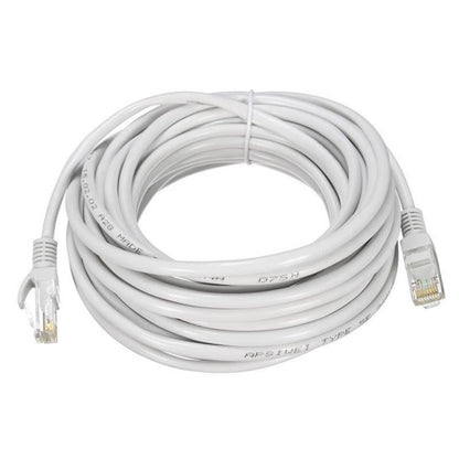 CAVO ETHERNET DI RETE LAN INTERNET RJ45 CAT5 20 METRI MODEM ROUTER FILO COMPUTER