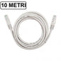 ETHERNET NETWORK LAN INTERNET CABLE RJ45 CAT5 10METERS MODEM ROUTER WIRE COMPUTER