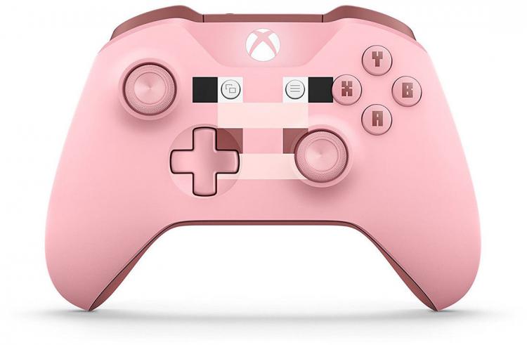 XBOX ONE S WIRELESS CONTROLLER MINECRAFT PIG PINK PC MICROSOFT NEU KABELLOS