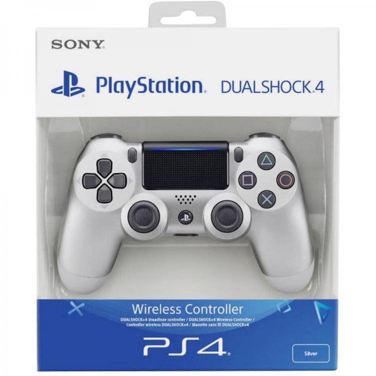 CONTROLLER SONY WIRELESS PS4 DUALSHOCK 4 PAD SILBER PLAYSTATION 4 V2 JOYSTICK