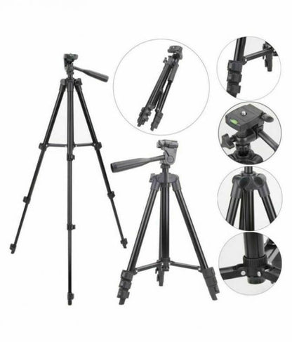 STATIV DREIBAK SMARTPHONE-STATIV KAMERA CAMCORDER ALUMINIUM + TASCHE