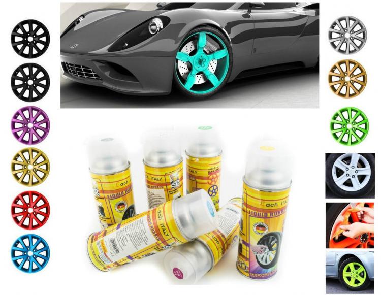 Abziehbarer Sprühlack 400ml Folie/Flüssiggummi Autofelgen (Grün)