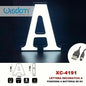 LED Decorative Battery-Operated Letter Light White Light Christmas Decoration