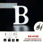 Letter B Decorative LED Light, Battery Operated, Christmas Ornament, White Light