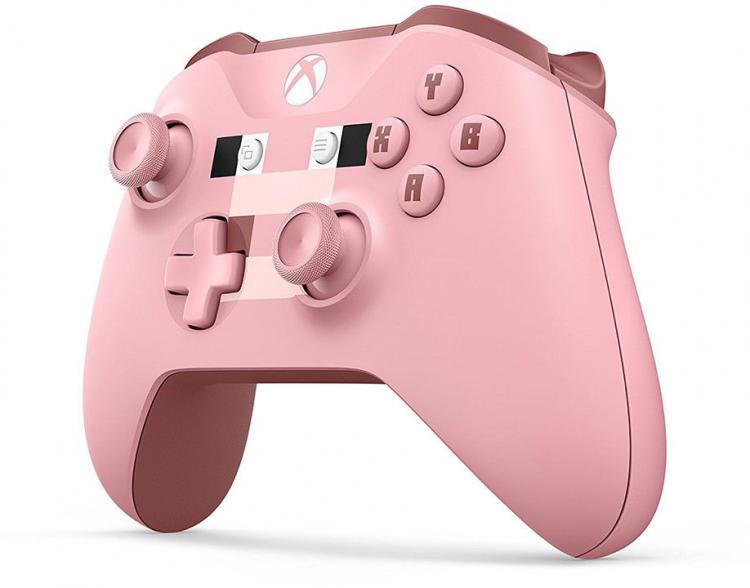 XBOX ONE S WIRELESS CONTROLLER MINECRAFT PIG PINK PC MICROSOFT NEU KABELLOS